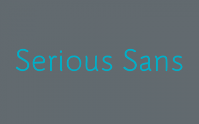 Serious Sans – der seriöse Bruder der Comic Sans